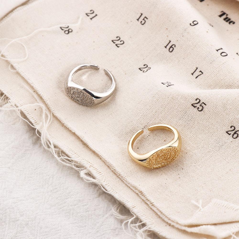 Minimalistischer Ring mit Sonn – Korean Women Lifestyle Bewertung und Preis