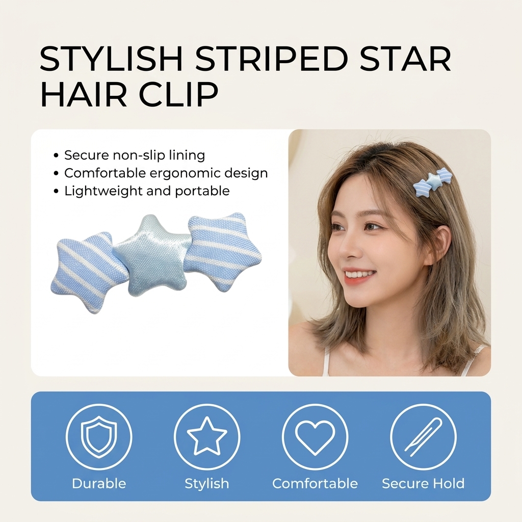 Niedliche sternförmige Haarspa – Korean Girl Lifestyle Bewertung und Preis