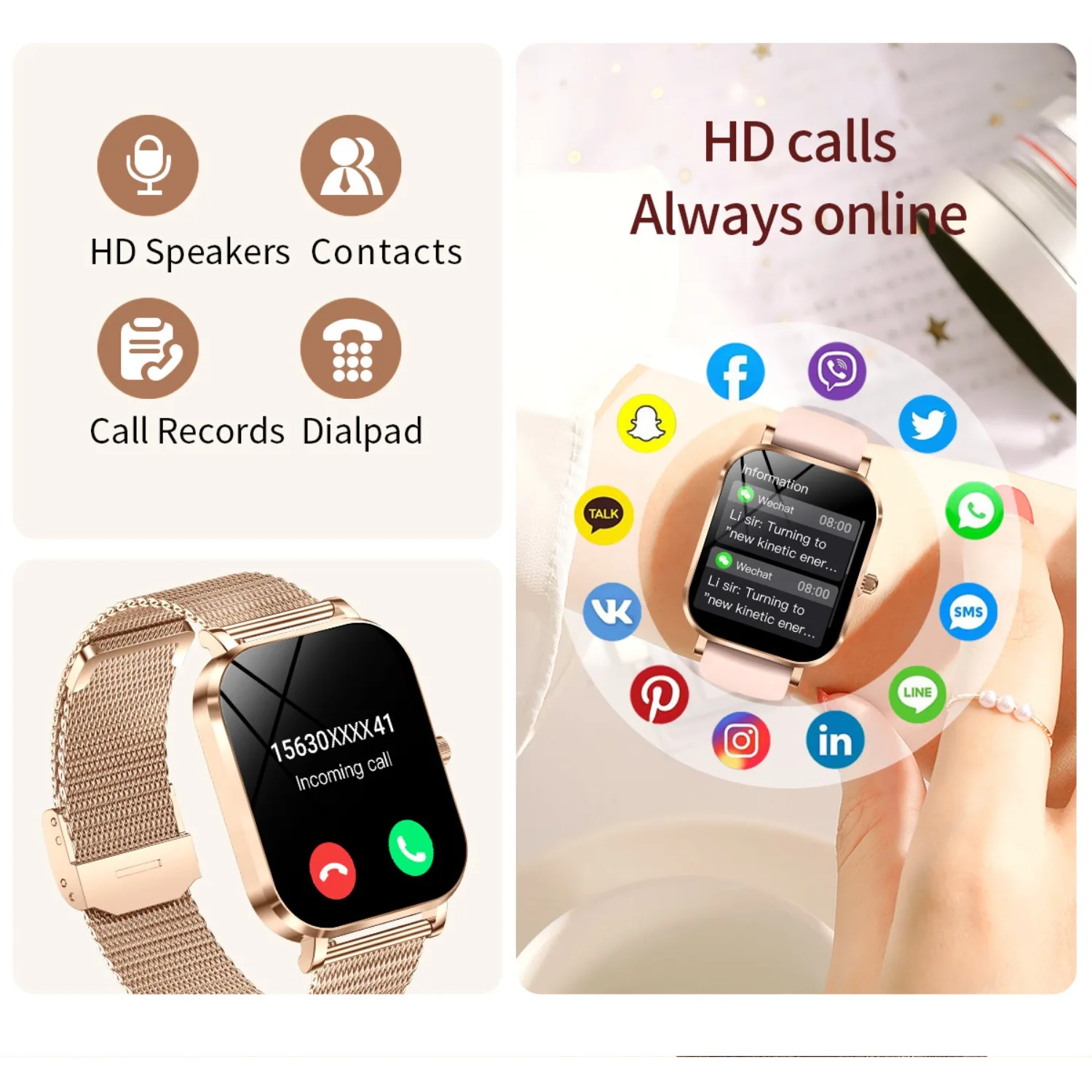 ApexTPUltra Dünne Smartwatch f – Korean Women Lifestyle Bewertung und Preis