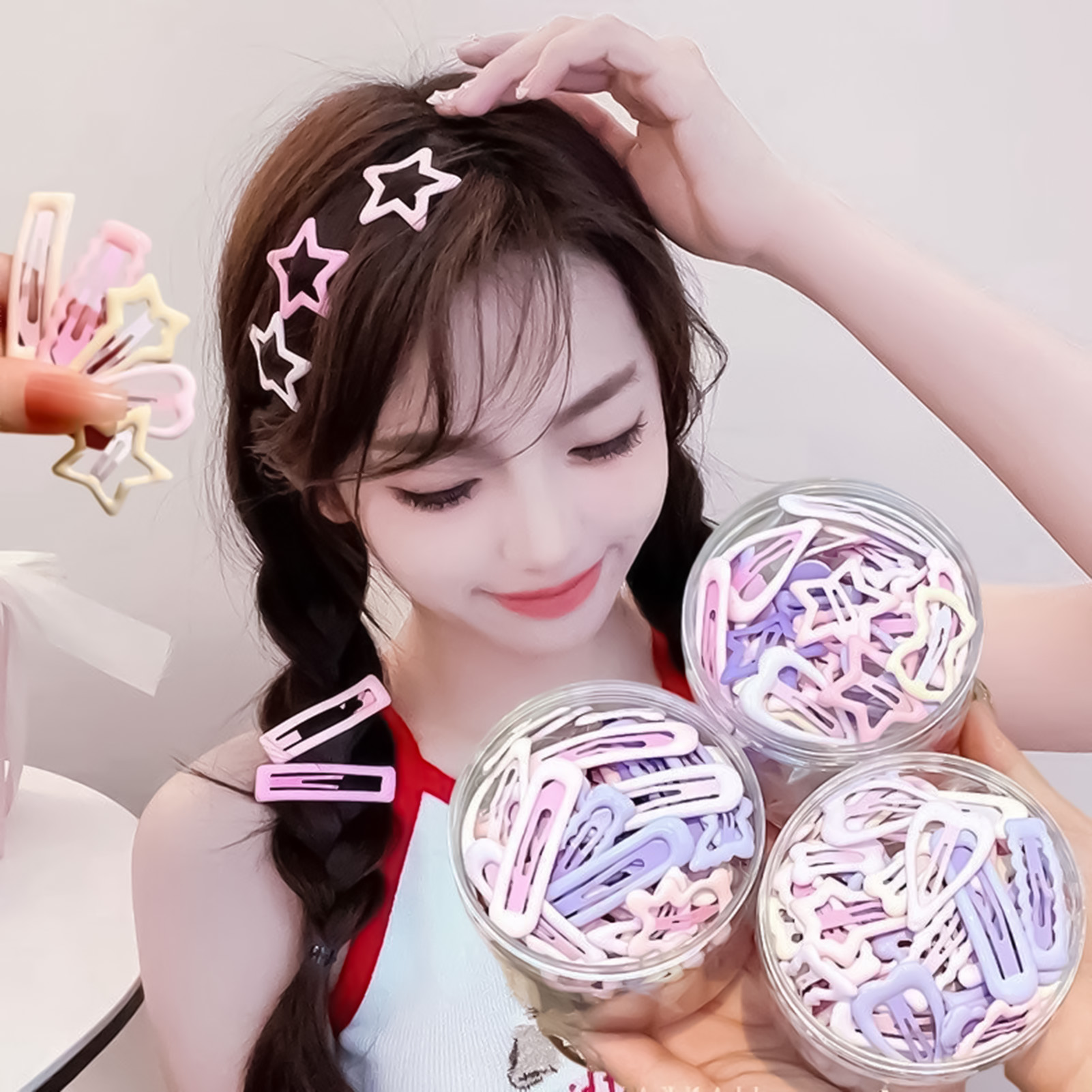 3 Stück Kopfbedeckungs-Pins im – Korean Women Lifestyle Bewertung und Preis