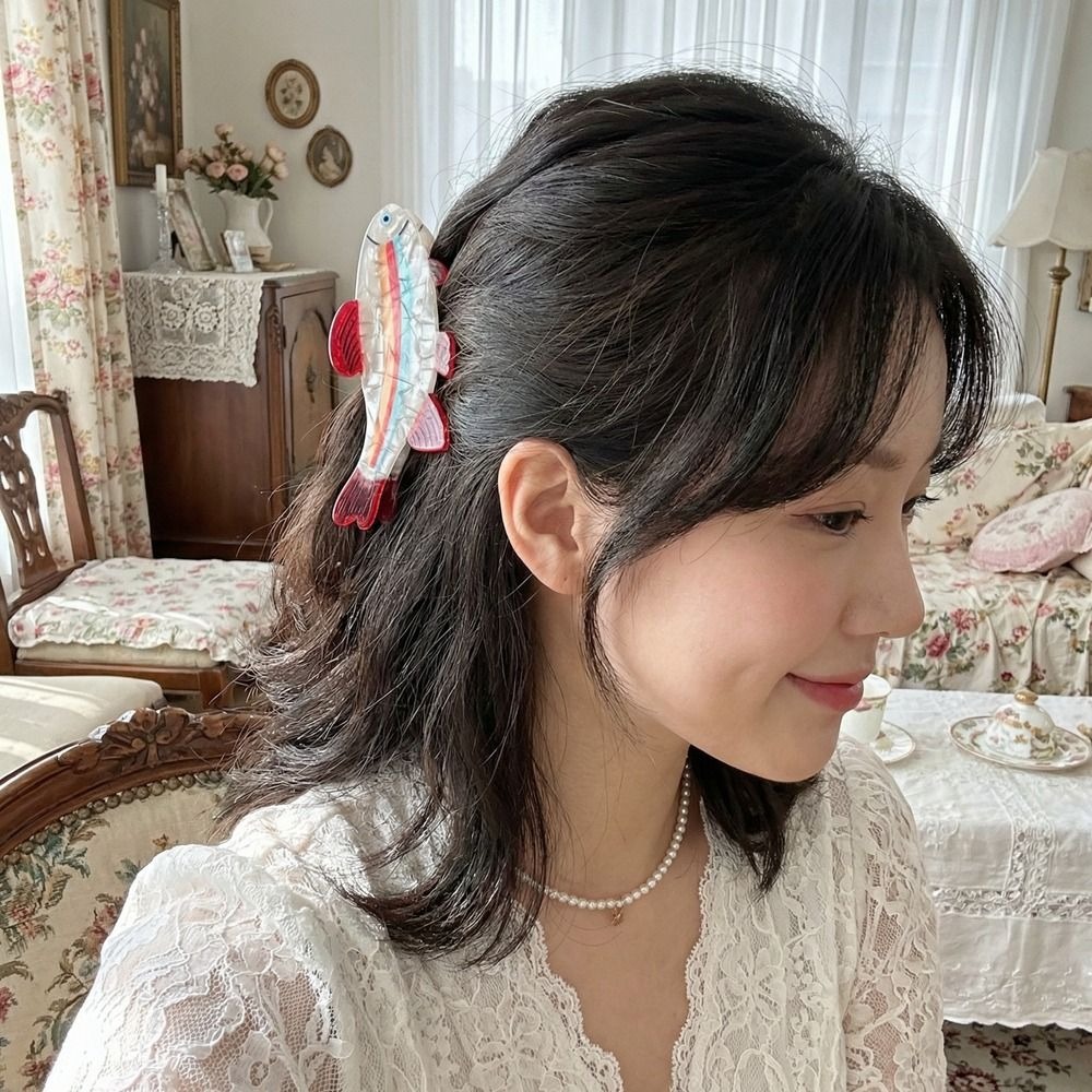 Haarspange mit Meerestier-Moti – Korean Women Lifestyle Bewertung und Preis